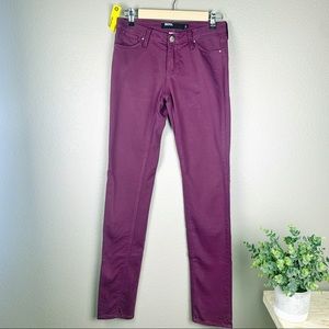 BDG Skinny Maroon Plum Pant